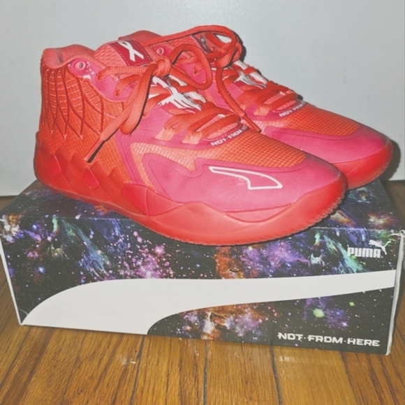 Puma LaMelo Ball Mb.01 Breast Cancer Awareness Basketball Sneakers - Picture 1 of 11